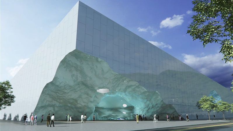 Architekti návrhem námořního muzea upozorňují na tání ledovců